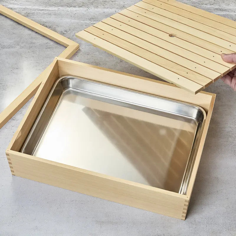 Sushi Neta Box de madera de Hinoki, L,445327117