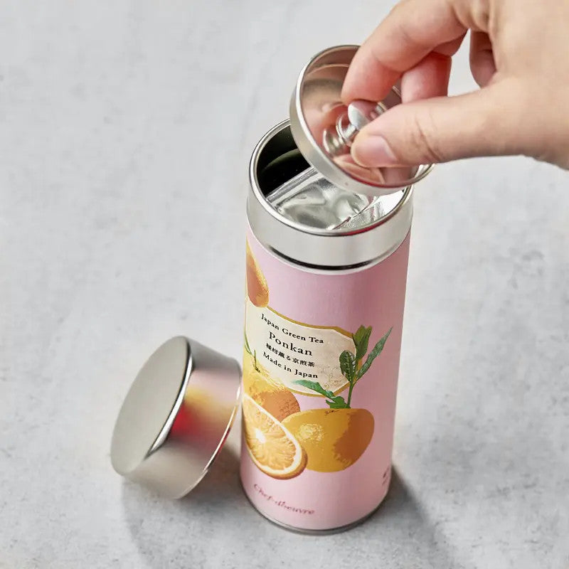 Chá verde aromatizado com citrino Ponkan - 40g