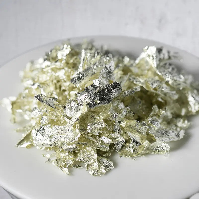 Eetbaar goud E175 bloemblaadje kleur Champagne