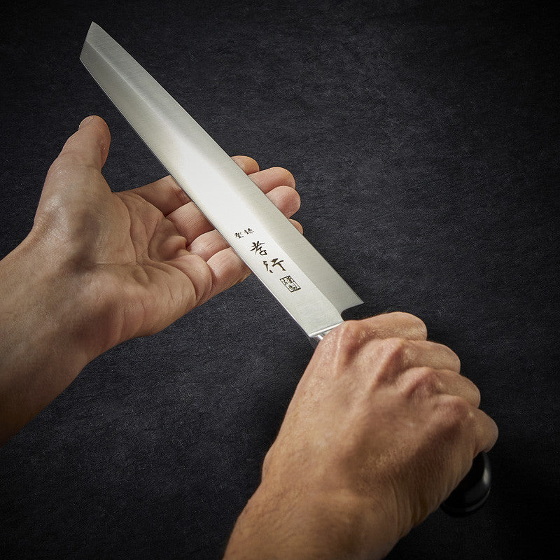 Faca Grand Chef Kiritsuke Yanagiba para sushi e sashimi lâmina 260 mm, destro