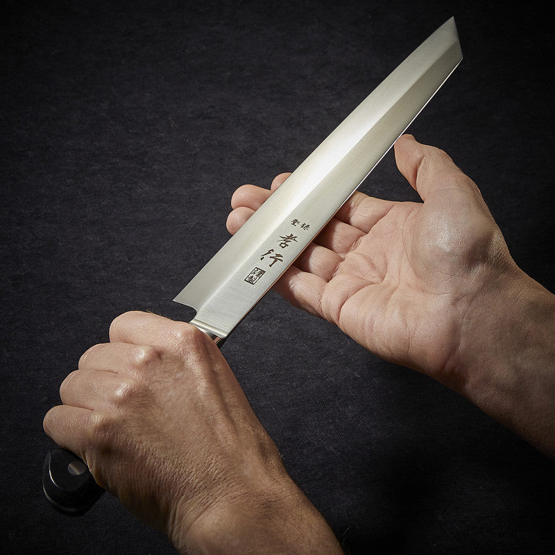 Coltello Grand Chef Kiritsuke Yanagiba per sushi e sashimi lama 260 mm, mancino
