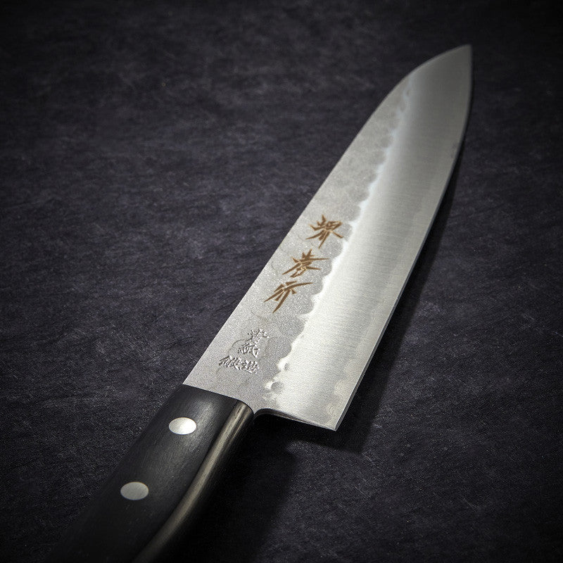 Chefmesser, gehämmerte Klinge 180 mm