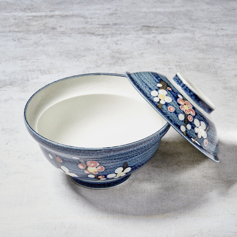 Donburi-kom (unagi, katsu-don), Japans Ume-design