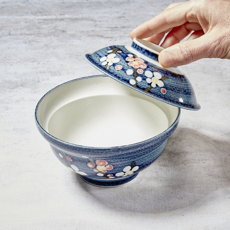 Donburi-kom (unagi, katsu-don), Japans Ume-design