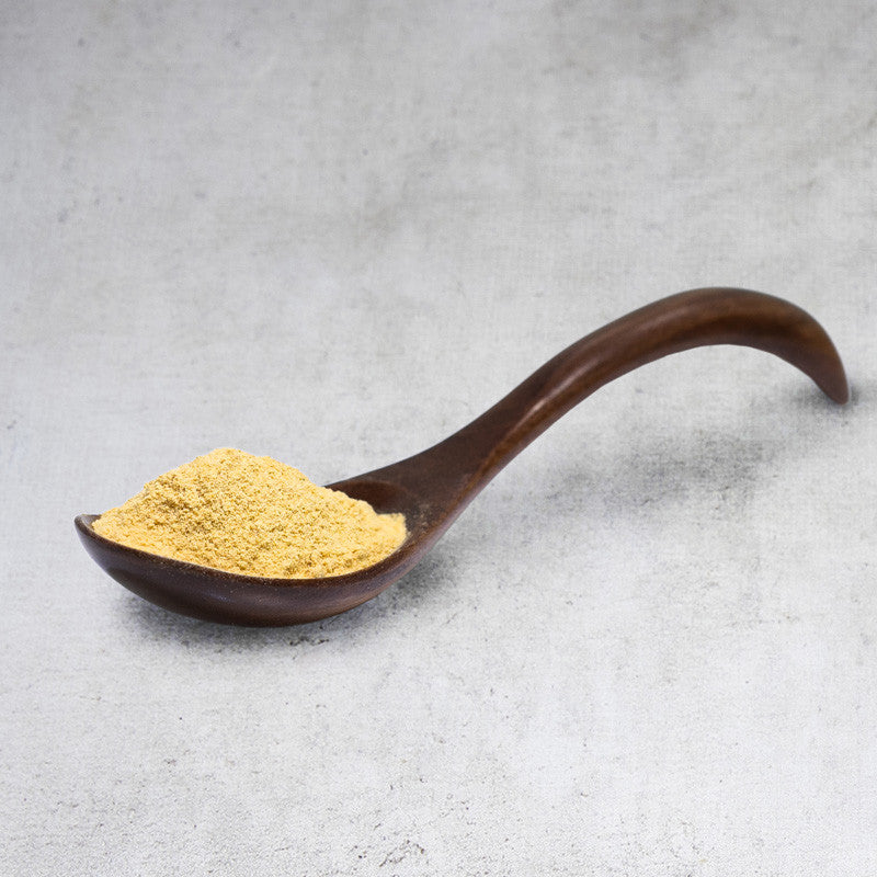 Getrocknete Yuzu-Schale in Pulverform
