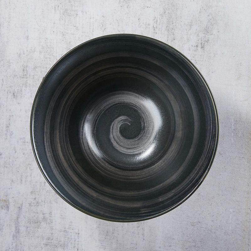 Rāmen bowl, Minoyaki porcelain, HORITOKUSAKURO pattern