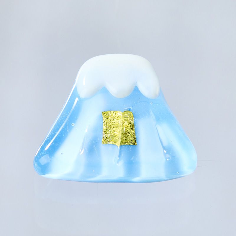 Amuleto da sorte Monte Fuji azul