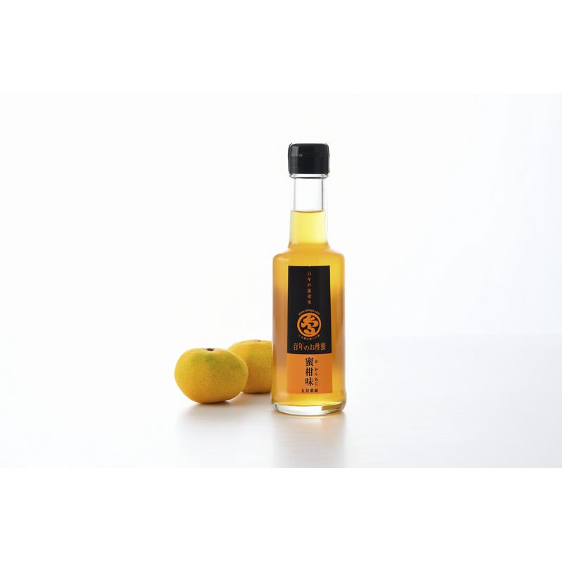 Condimento all'aceto di riso e succo di mandarino Mikan