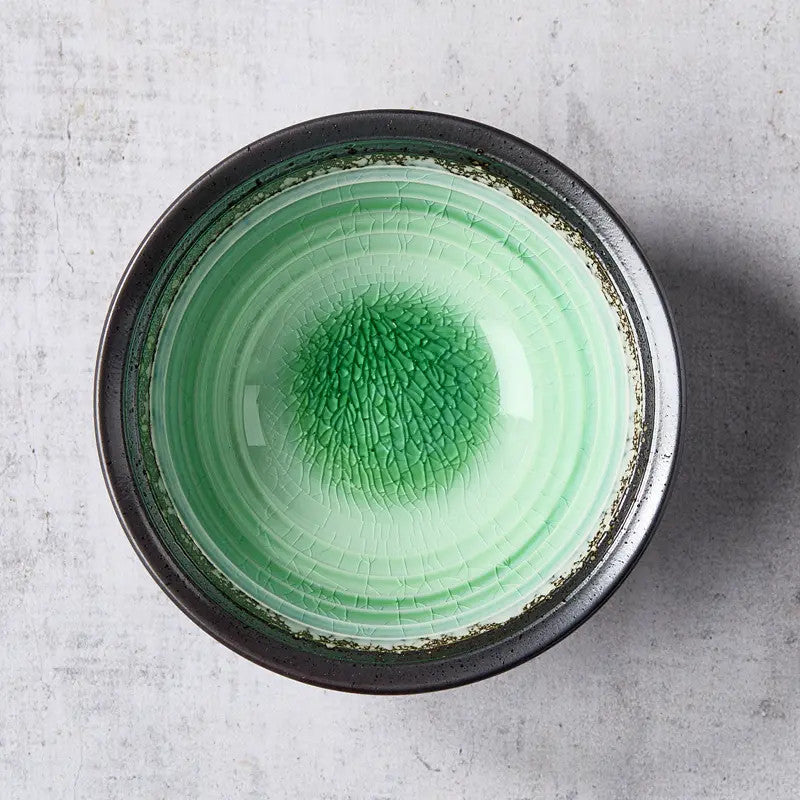 Mini-Schüssel aus Keramik und emailliertem Glas
