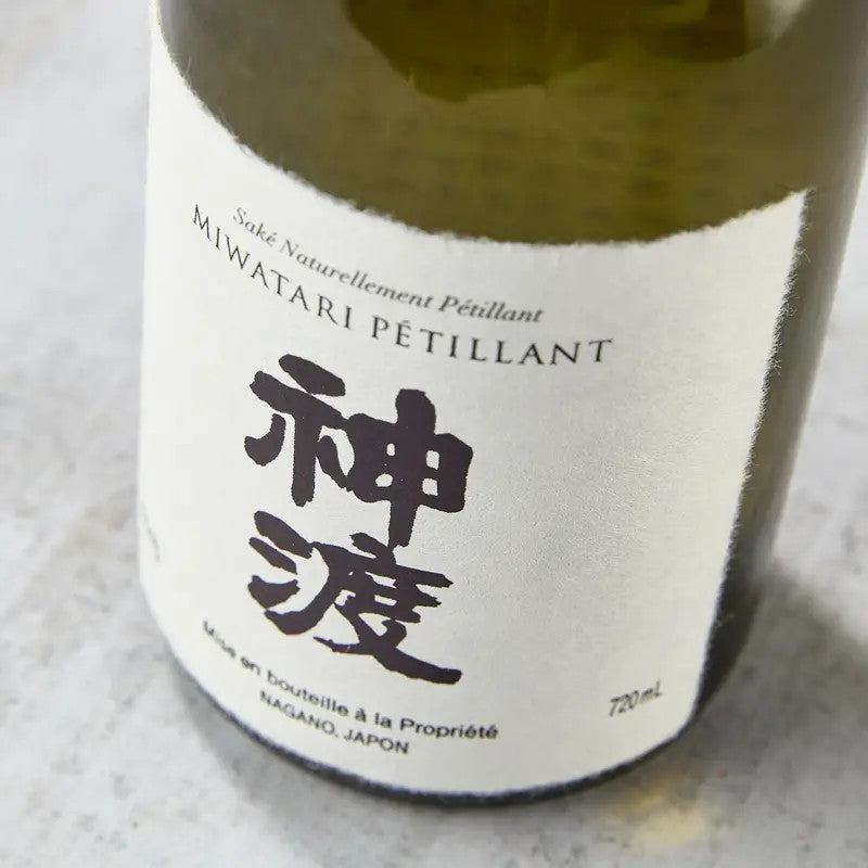 Saké espumoso Miwatari Junmai Ginjo 17%, 720 ml