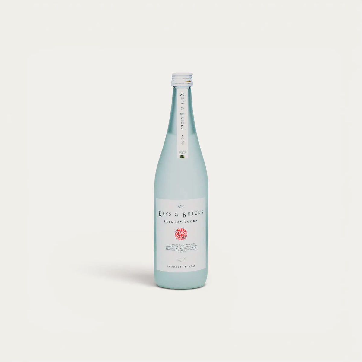 NISADI1- Vodka de arroz Premium Keys & Bricks, 40%, 700 ml