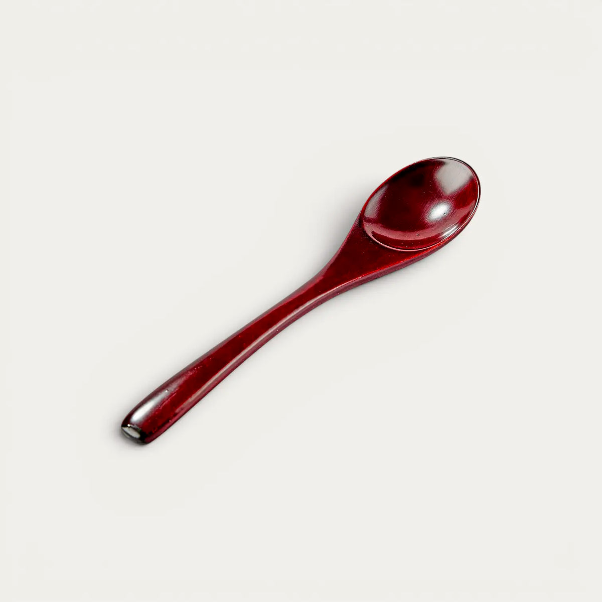 Cucchiaio in legno di canfora 13 cm nero per chawanmushi