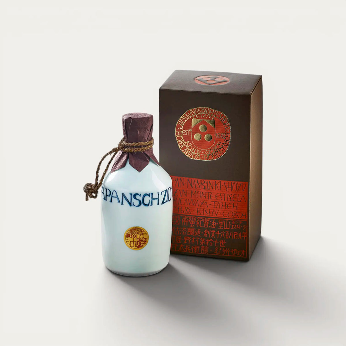 Carafon de sauce soja shoyu Mitsuboshi Horikawaya Nomura Premium - 900ml