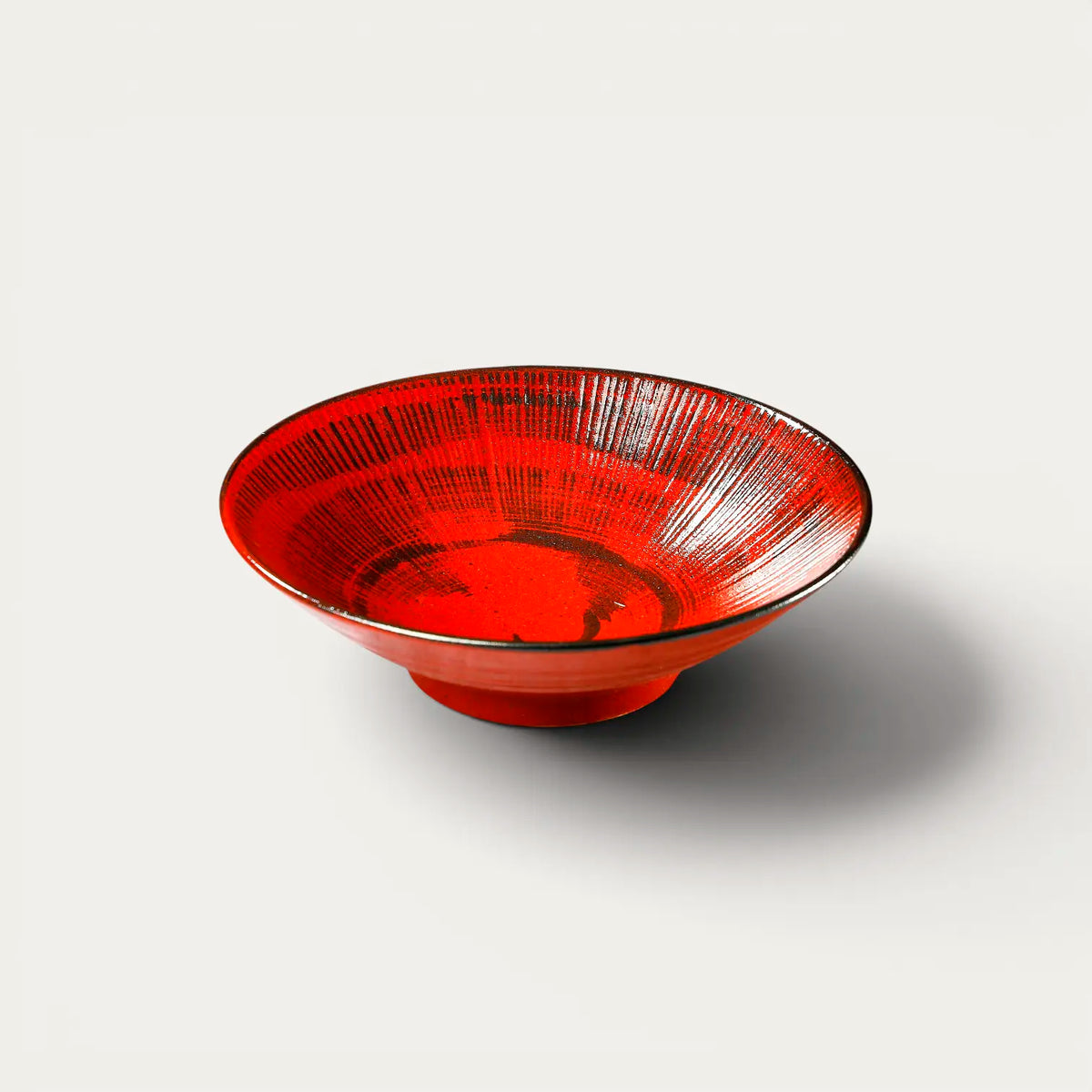Deep plate for somen or udon Ø 21.4 cm - Multiple Colours
