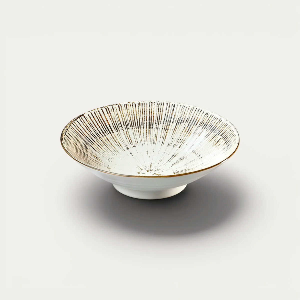 Deep plate for somen or udon Ø 21.4 cm - Multiple Colours