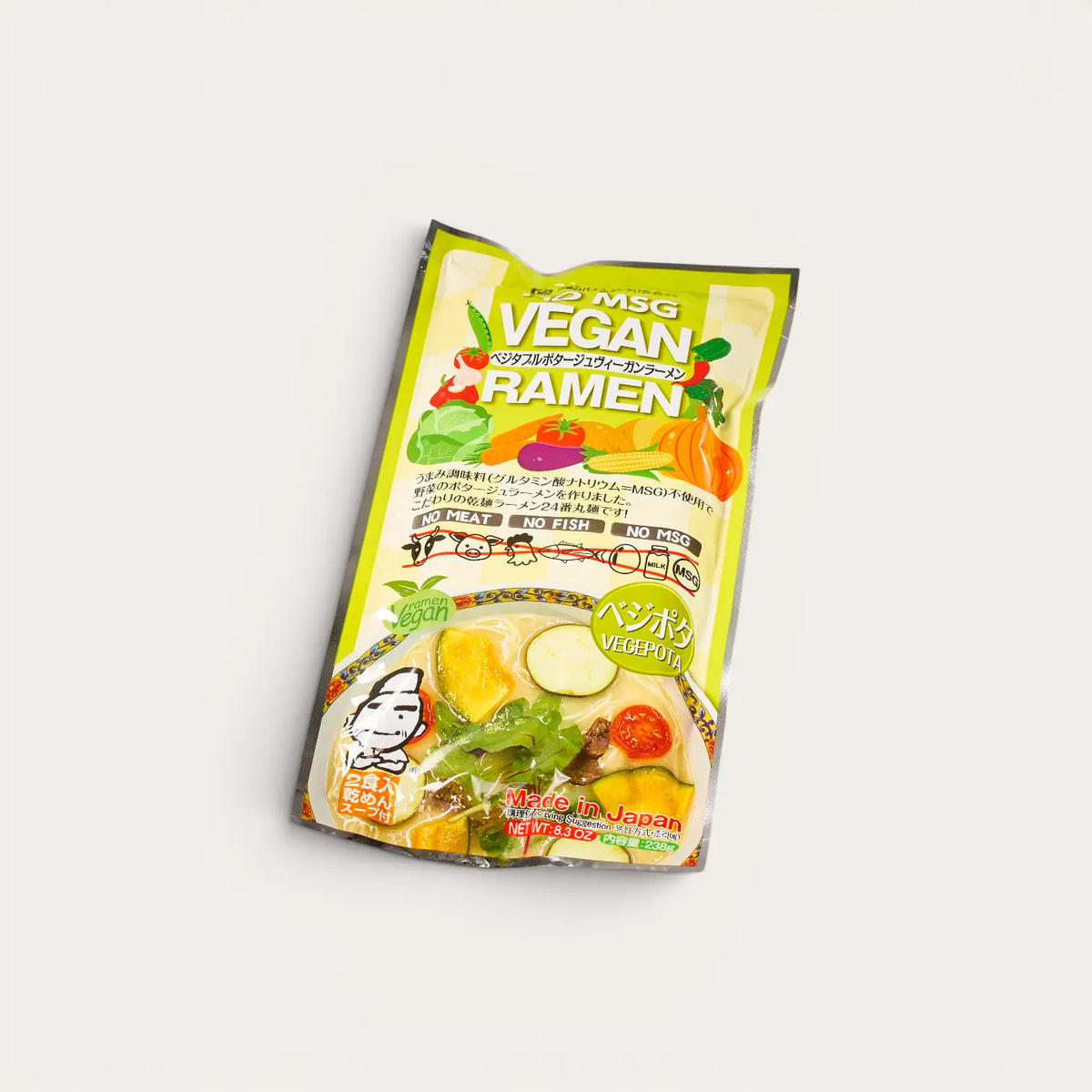 Ramen vegan et son bouillon de légumes - 260g