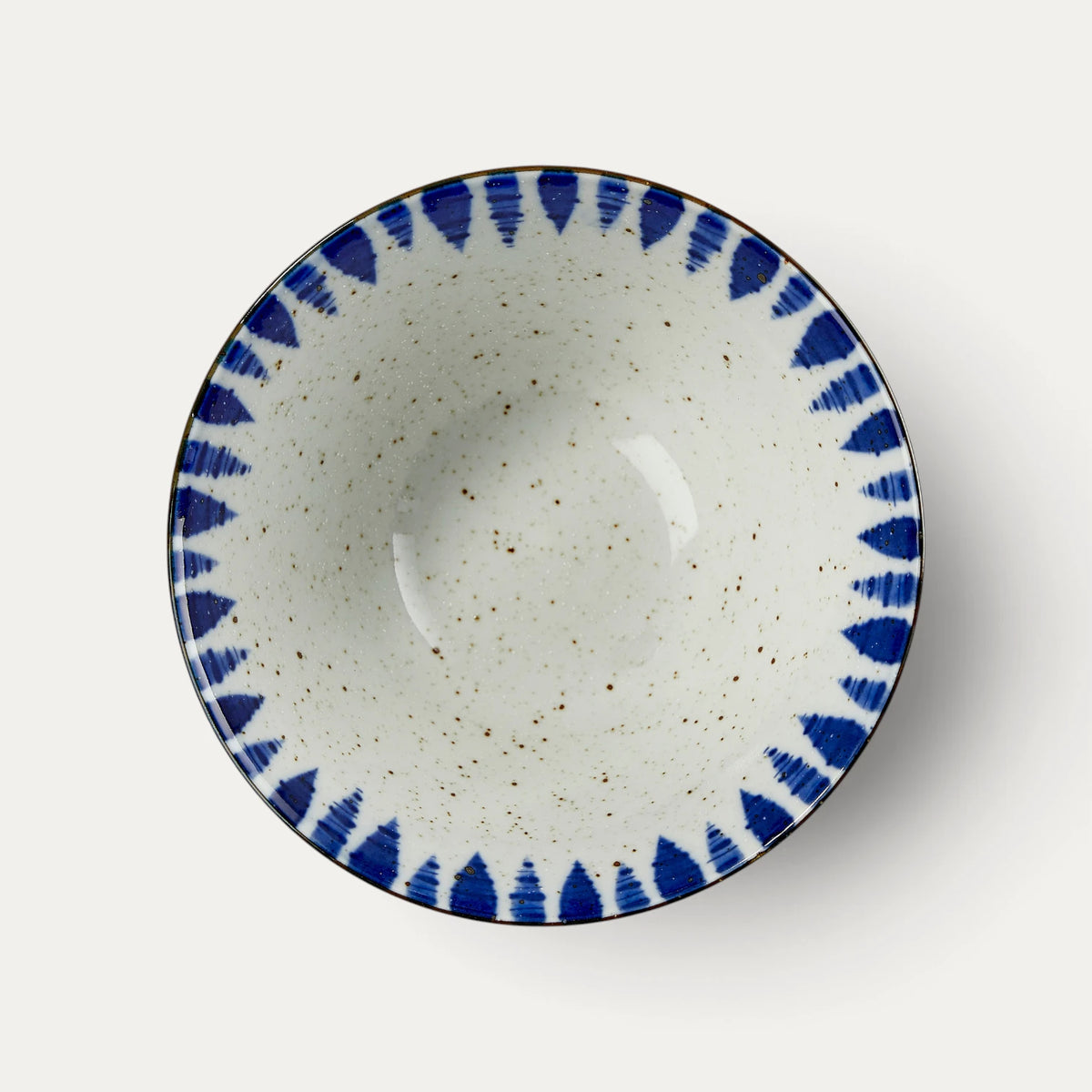 Rāmen bowl, Minoyaki porcelain, FUCHITOKUSA pattern