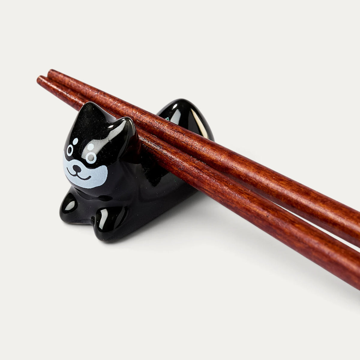 Porcelain chopstick rest