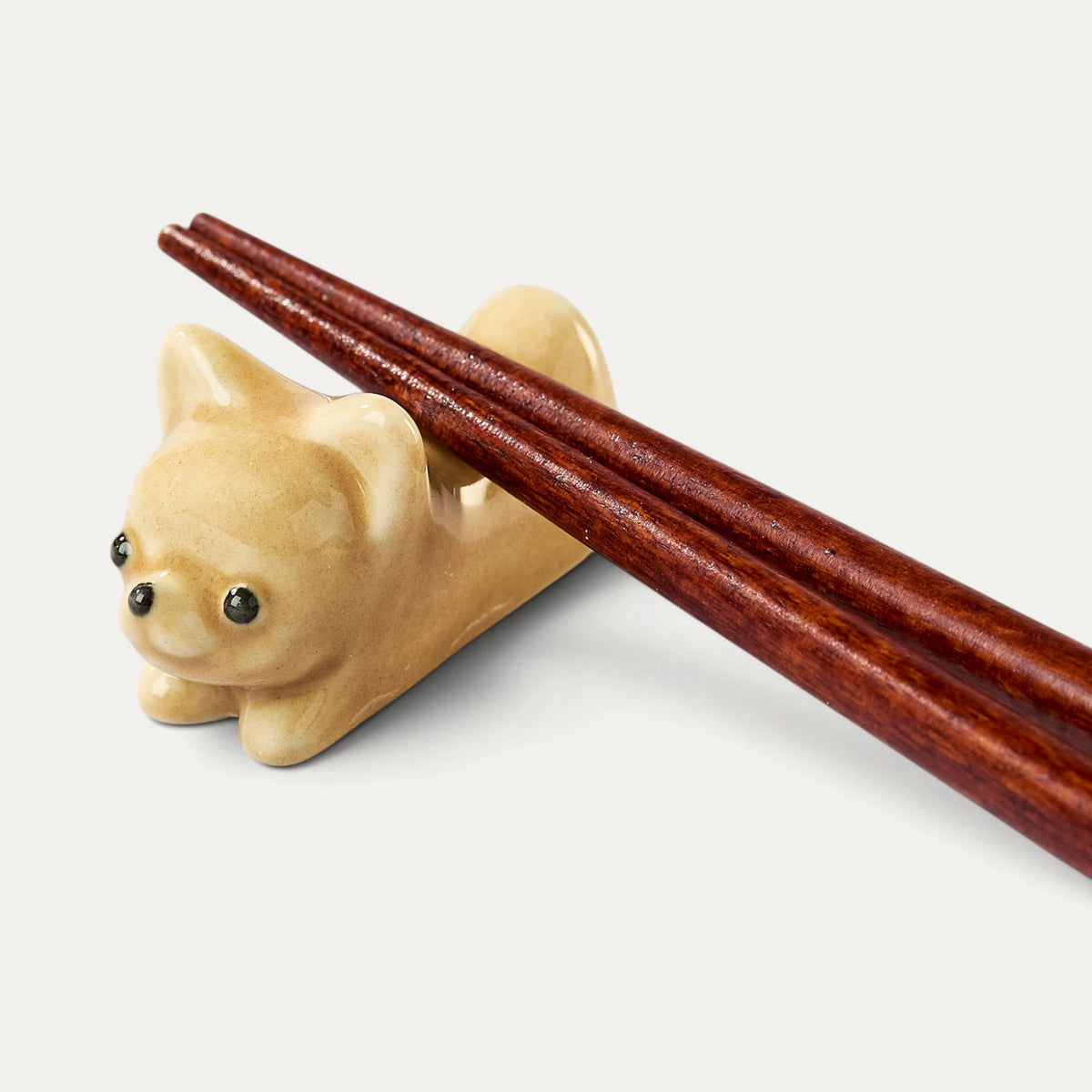 Porcelain chopstick rest