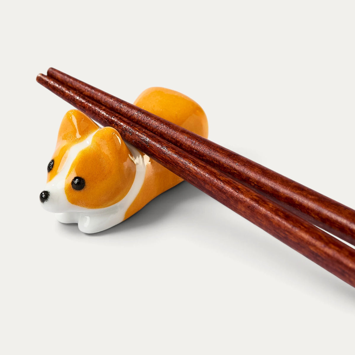 Porcelain chopstick rest
