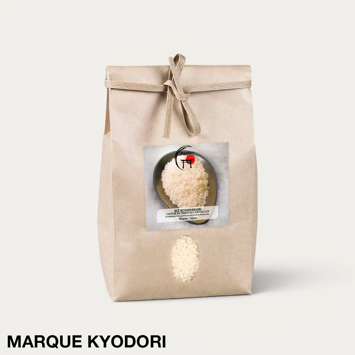 Riz Koshihikari cultivé en terrasses Joetsu City - Niigata -Marque Kyodori-