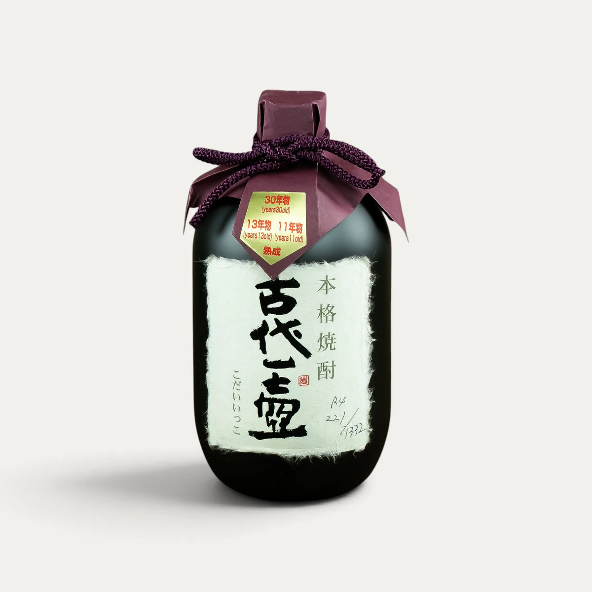 Shōchū de riz Koshu Koddai-Ikko 11 ans d’âge - 720ml