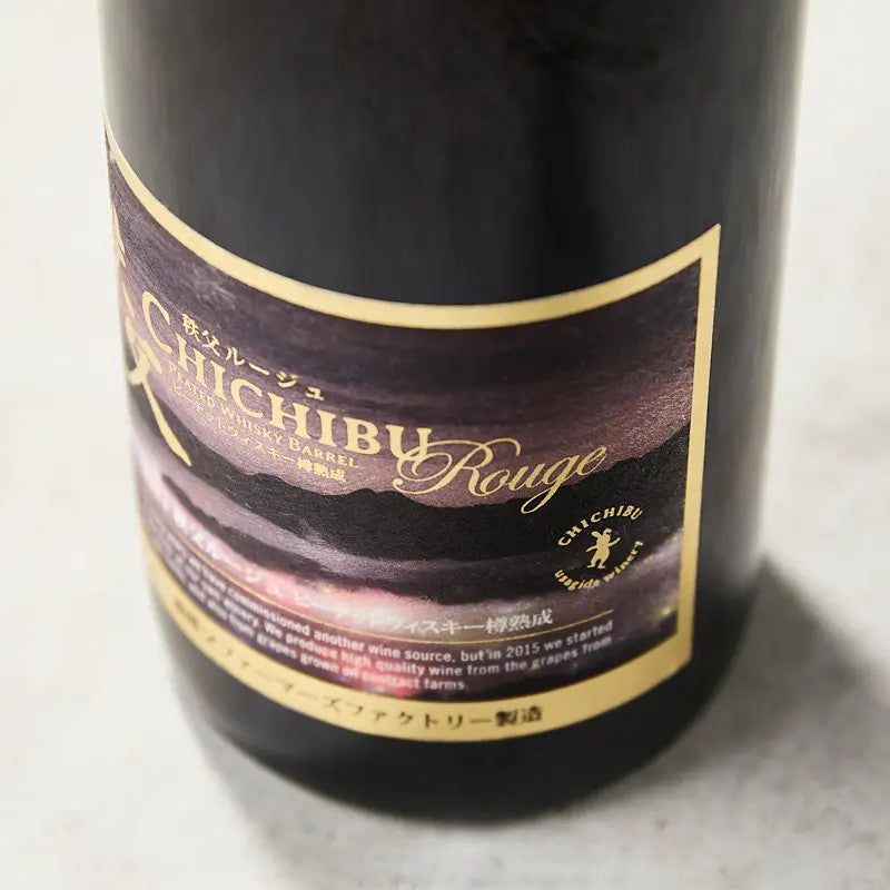Vin Chichibu rouge 2021 vieilli en fût de whisky tourbé, 13 %, 750 ml