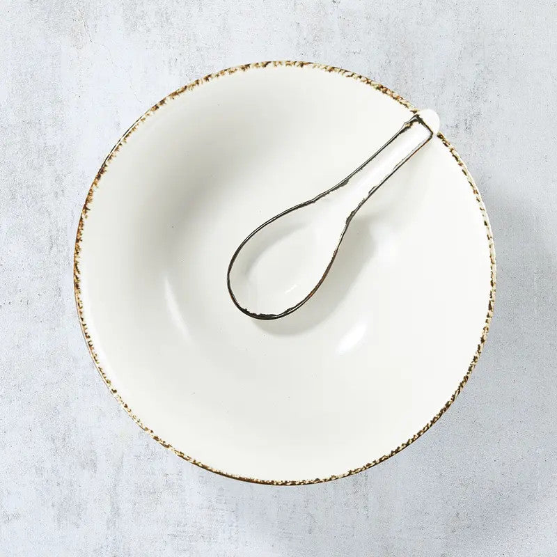 Gift Set Premium Artisanal Ramen Bowl and Matching Spoon, 1200 ml