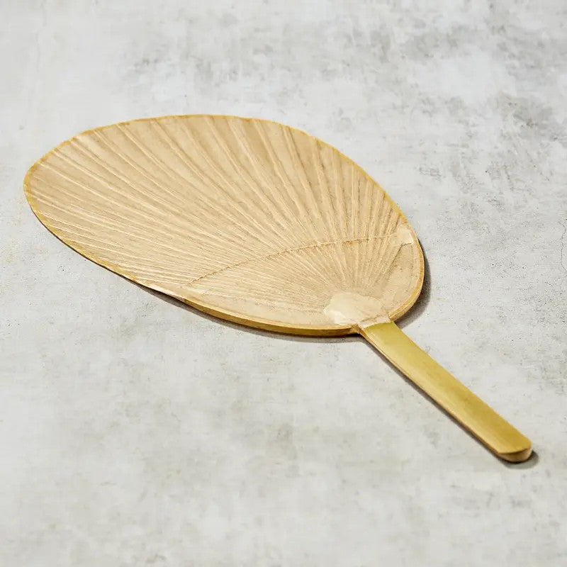 Barbecue-Fächer Shibu-uchiwa oval