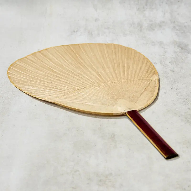 Barbecue-Fächer Shibu-uchiwa oval
