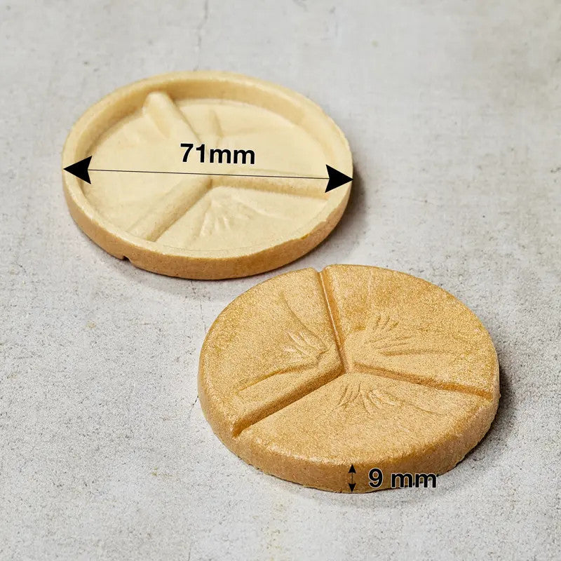 Monaka rond 3 compartiments 719 mm