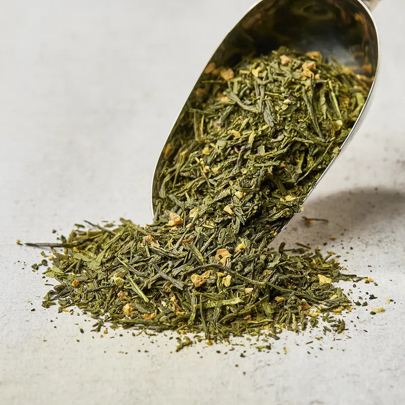 Aromatisierter grüner Tee mit Buntan-Zitrusfrucht - 40g