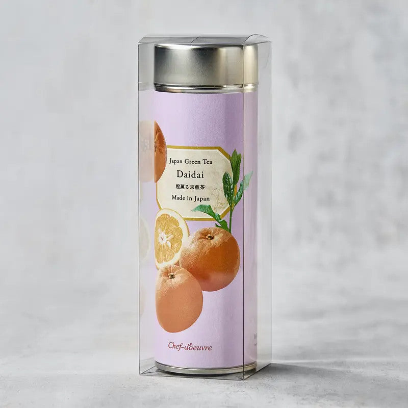 Aromatisierter grüner Tee mit Daidai-Zitrusfrucht - 40g
