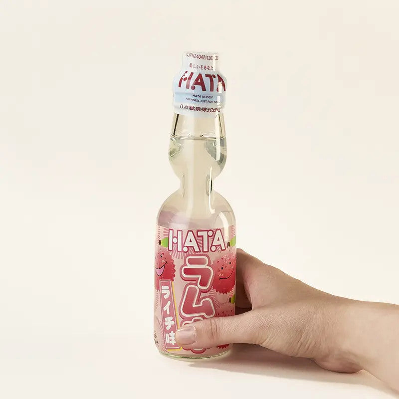 Limonade HATA RAMUNE authentique saveur LYCHEE 200 ml