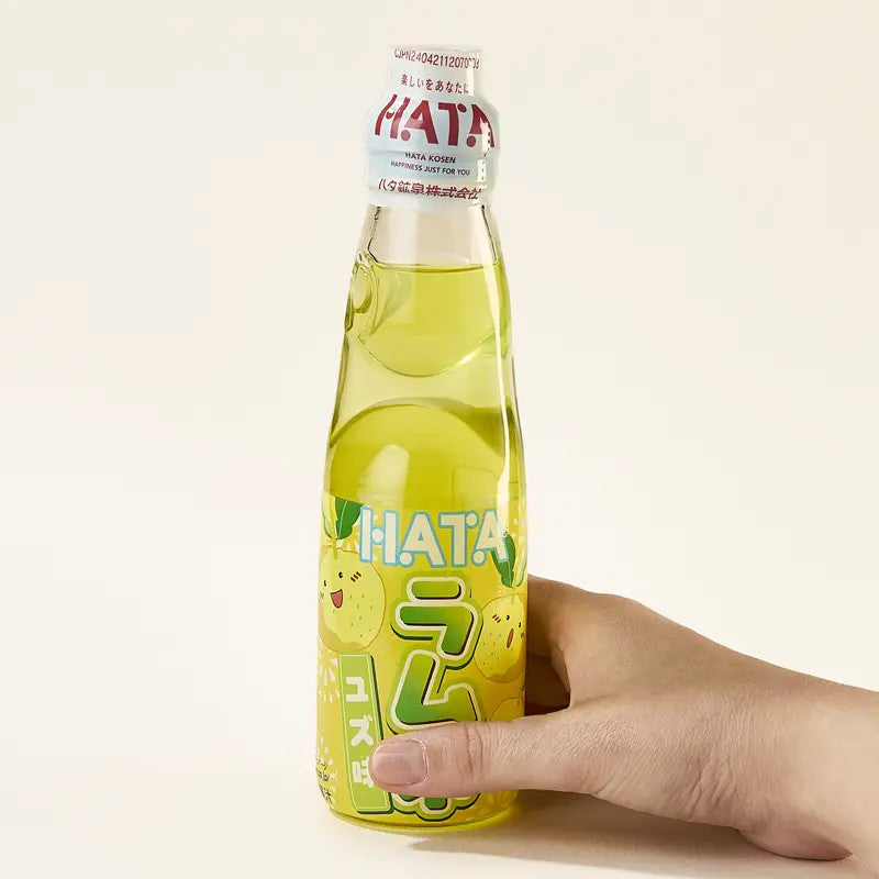 Limonade HATA RAMUNE authentique saveur YUZU 200 ml