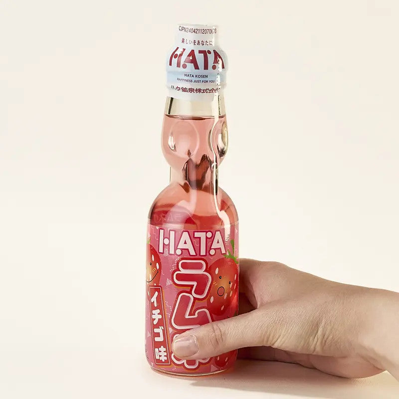 Limonade HATA RAMUNE authentique saveur FRAISE 200 ml