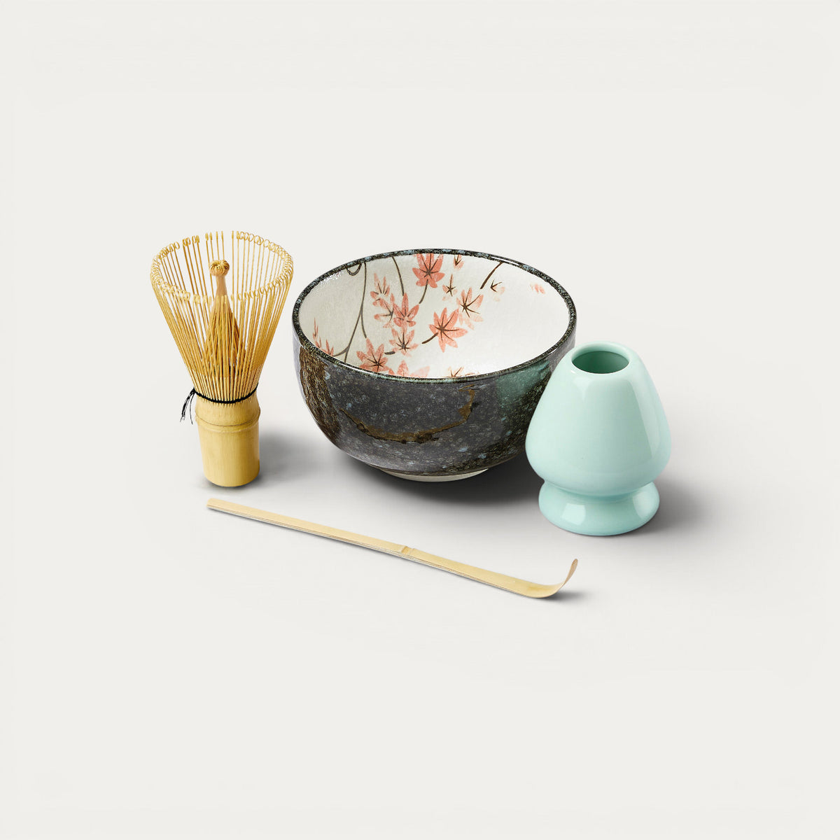 Matcha-teepalvelu Vaahteranlehdet - Made in Japan