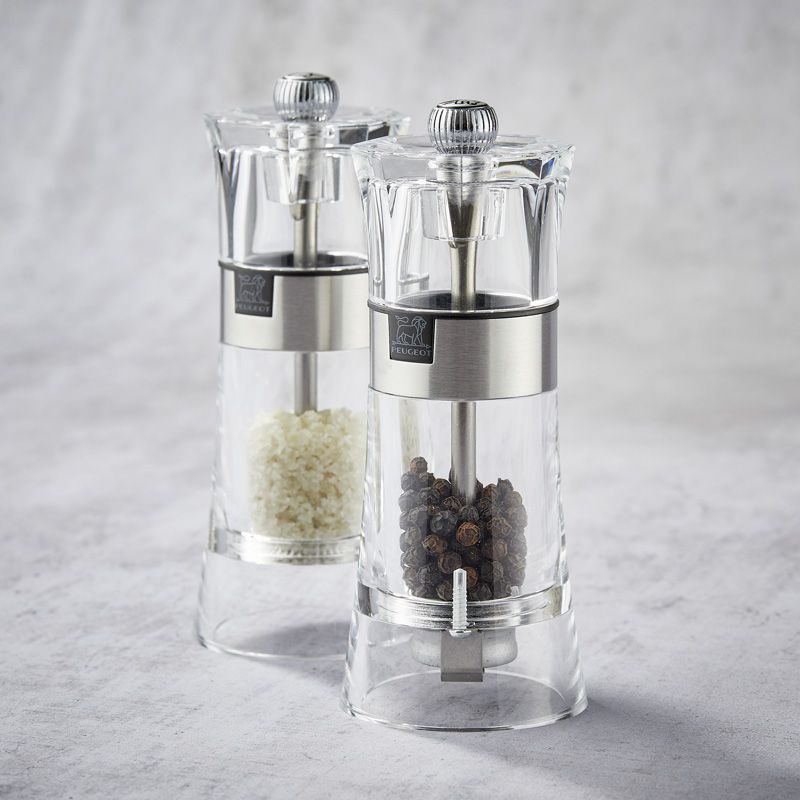 Pepper/Salt Mill Duo 14cm Transparent