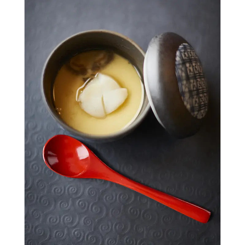 Cucchiaio per chawanmushi in legno di canfora 13 cm