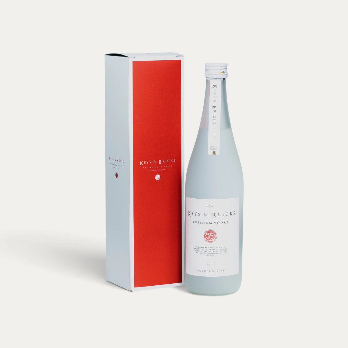 NISADI1- Vodka de arroz Premium Keys & Bricks, 40%, 700 ml