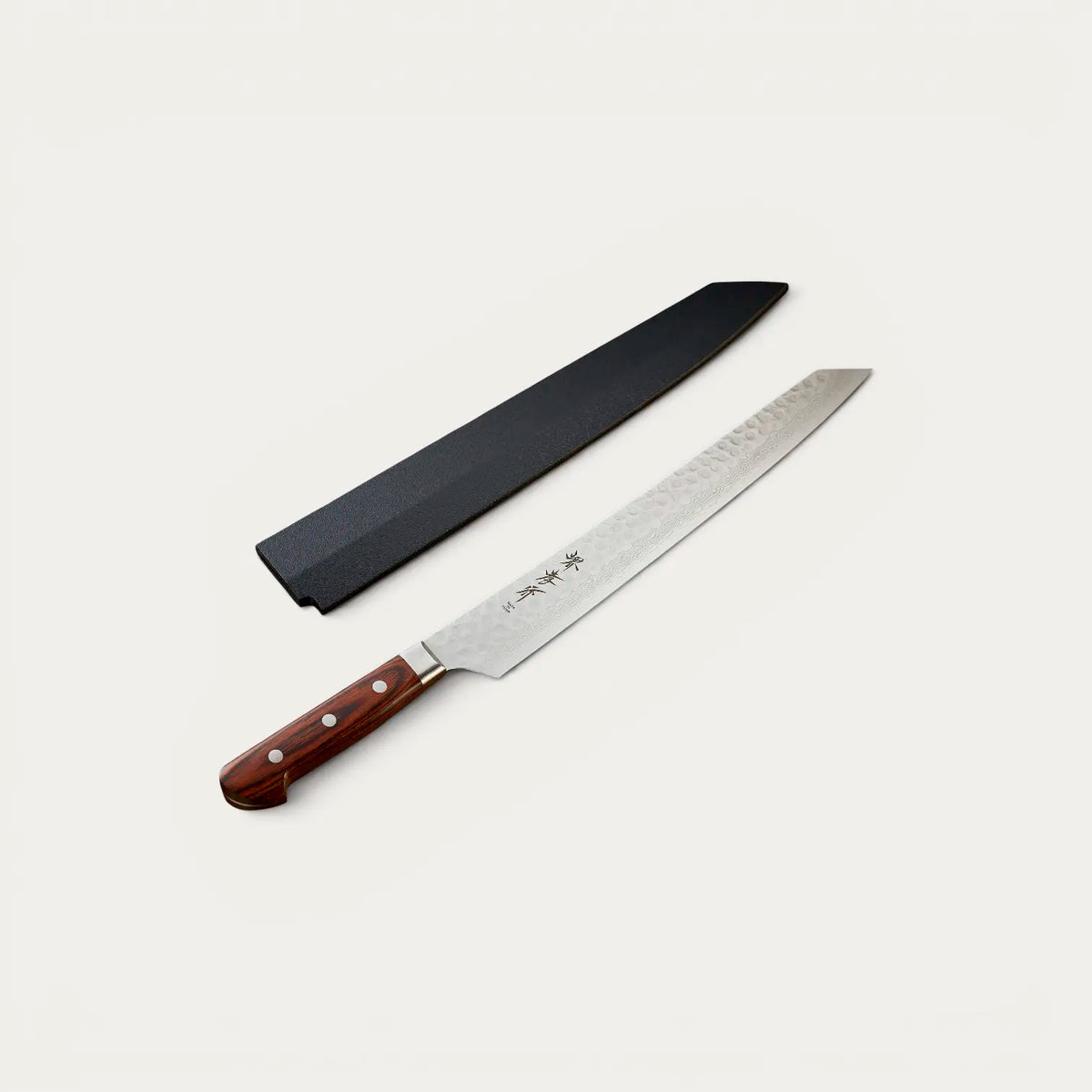 Coltello Kiritsuke Yanagiba per sashimi, lama Damascata 17 strati 300 mm