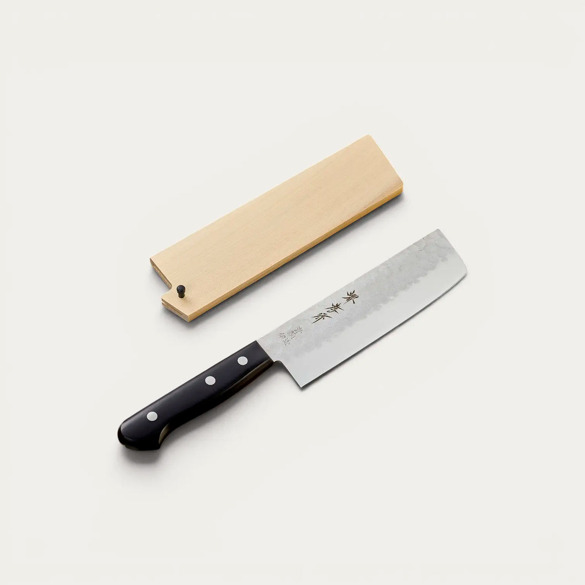Coltello Nakiri per verdure, lama martellata 165 mm