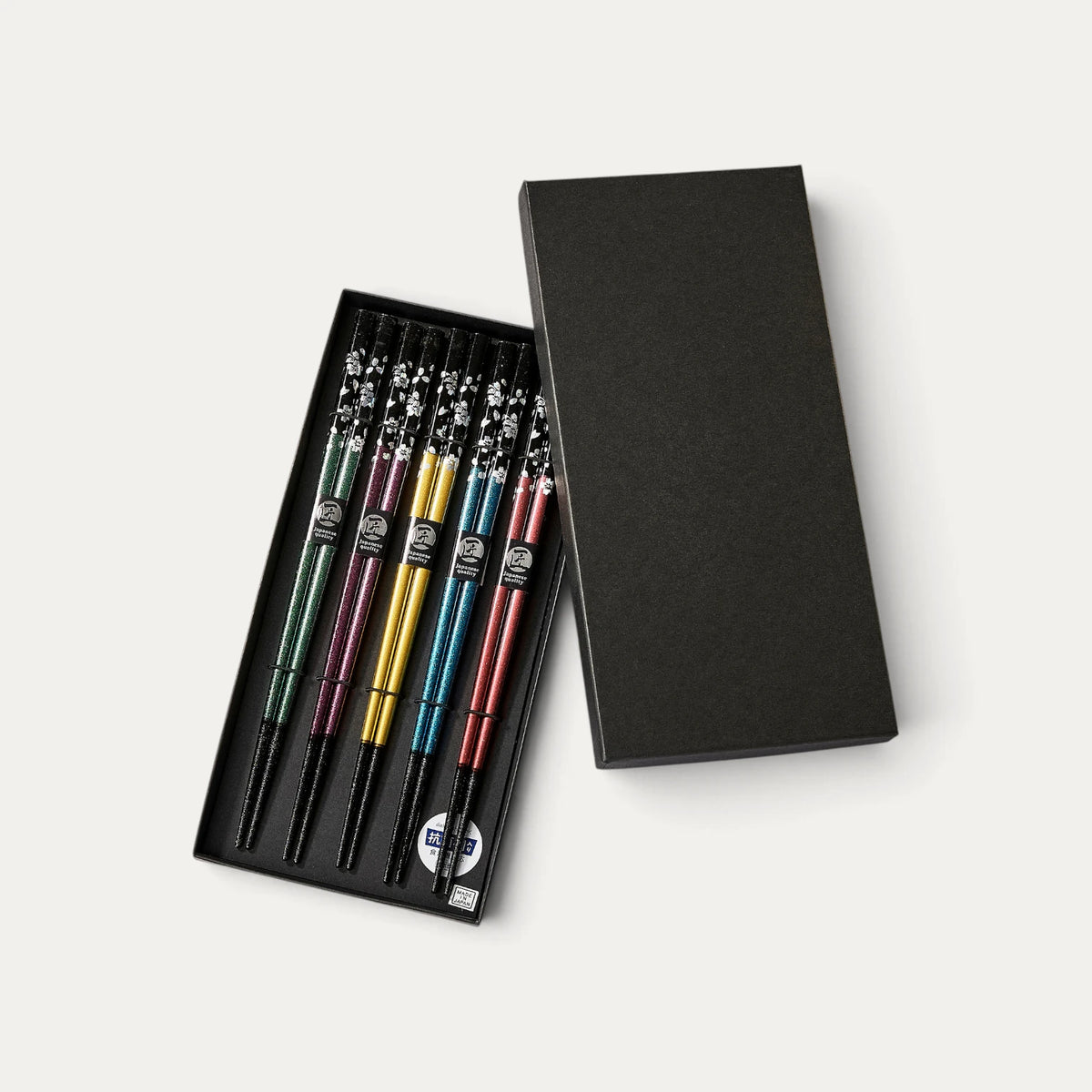Set de 5 pares de palillos - Motivo flores de cerezo