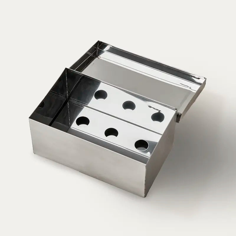 Stainless Steel Nori Sheet Storage Box with Hinges