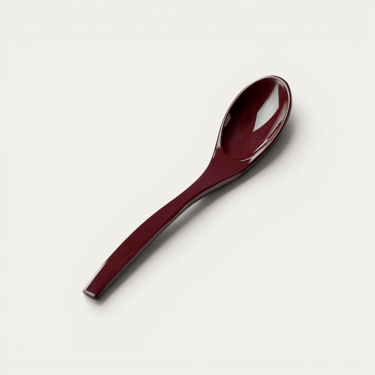 Colher de chawanmushi 132 mm x 26 mm, cor escura