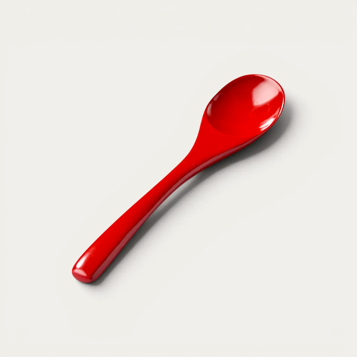 Colher em madeira de cânfora 13 cm preta para chawanmushi