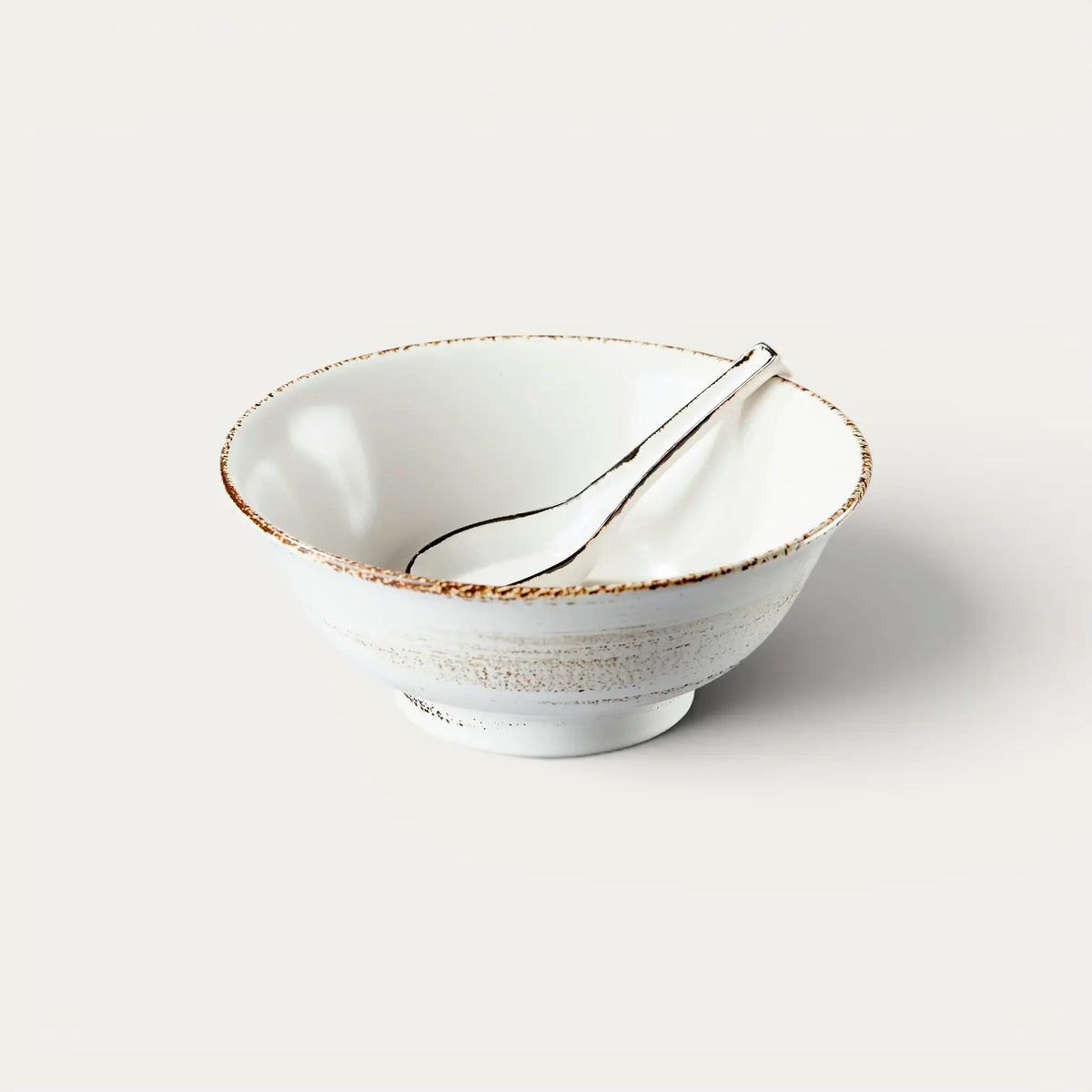 Premium ramen bowl gift set 21×8.7 with spoon, SABIKOBIKI 1200ml