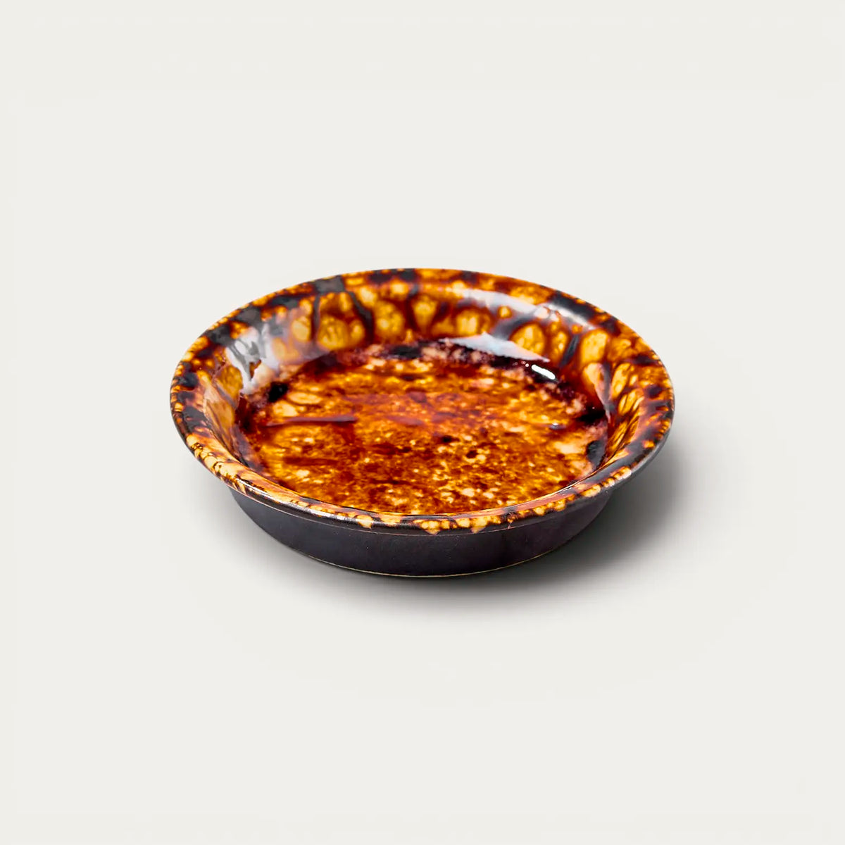 Coupelle condiment pour soba, aka,  Ø 8,5 cm, profondeur 1,7 cm