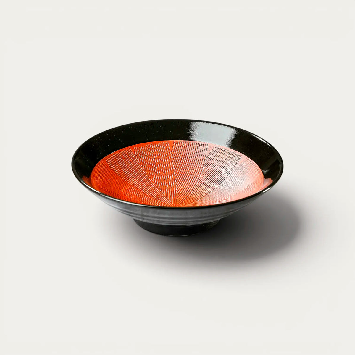 Prato kushime membachi kuroshu maki Ø 24,5 cm, profundidade 7,5 cm
