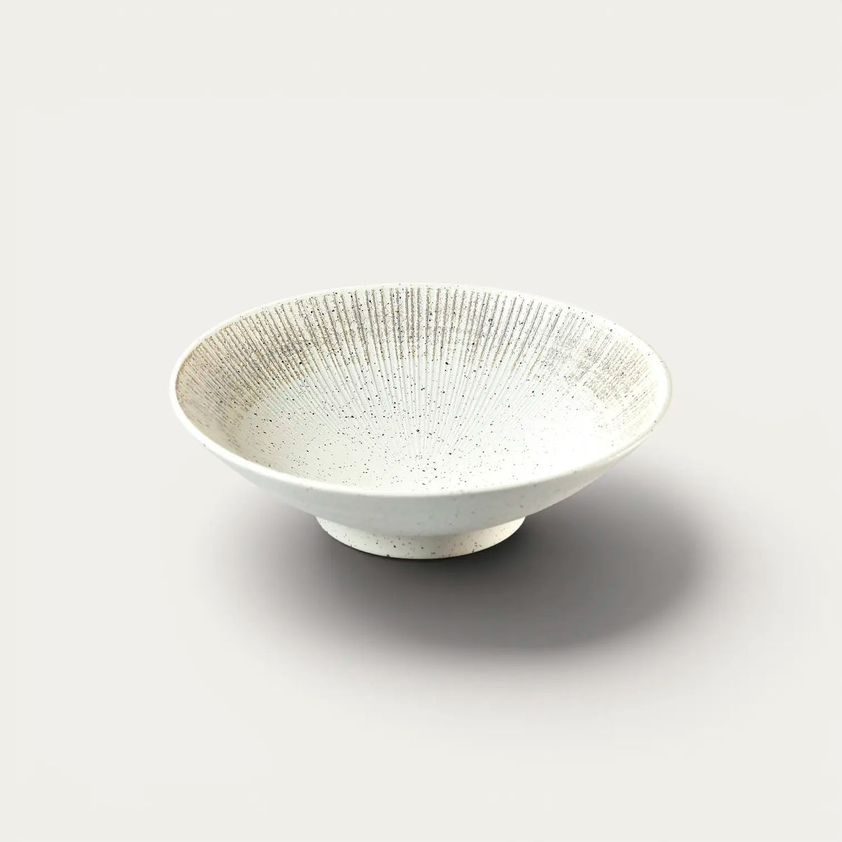 Somen, udon… Plate, clay, Ø 21.4 cm, depth 5.2 cm